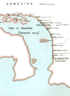 Al Edrisi's map from (1154)