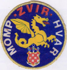 Emblem MOMP Zvir - Hvar