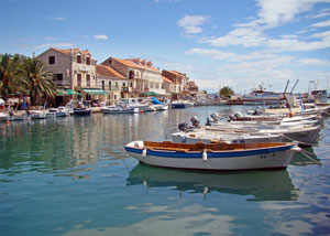 Sucuraj port with boats